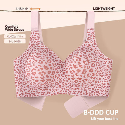 Women Jelly Bras Wirefree Full Coverage No Underwire Everyday Bras Comfortable Wireless Padded Tshirt Bra