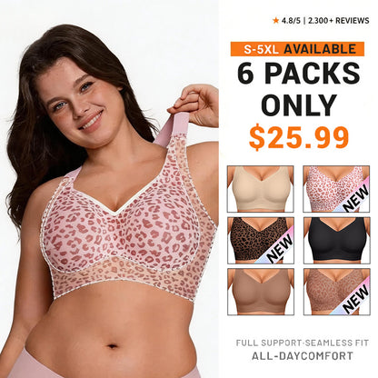 Women Jelly Bras Wirefree Full Coverage No Underwire Everyday Bras Comfortable Wireless Padded Tshirt Bra