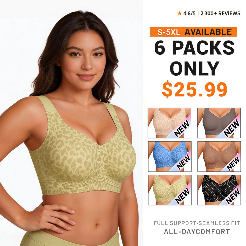 Women Jelly Bras Wirefree Full Coverage No Underwire Everyday Bras Comfortable Wireless Padded Tshirt Bra