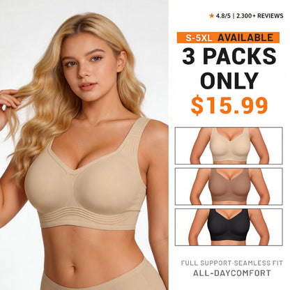 Women Jelly Bras Wirefree Full Coverage No Underwire Everyday Bras Comfortable Wireless Padded Tshirt Bra