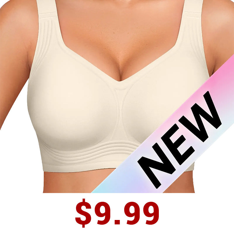 Women Jelly Bras Wirefree Full Coverage No Underwire Everyday Bras Comfortable Wireless Padded Tshirt Bra