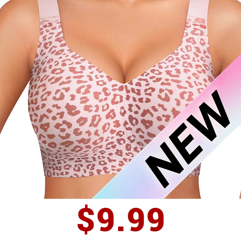 Women Jelly Bras Wirefree Full Coverage No Underwire Everyday Bras Comfortable Wireless Padded Tshirt Bra